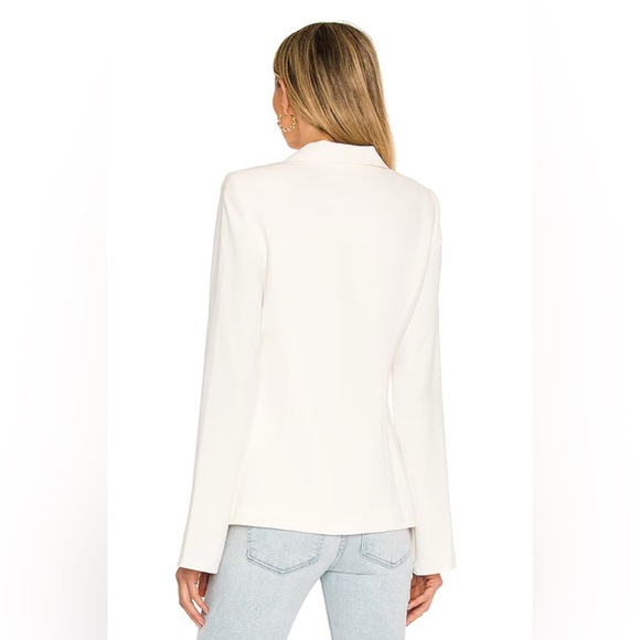 Amanda Uprichard Dovima Blazer in Ivory - Picture 4 of 16
